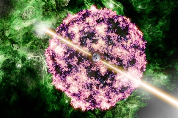 史上最亮伽马射线暴来自一颗坍缩的恒星