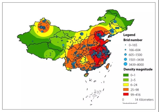 观鸟记录揭开禽流感在中国"作案"路径 | bmc journal图片