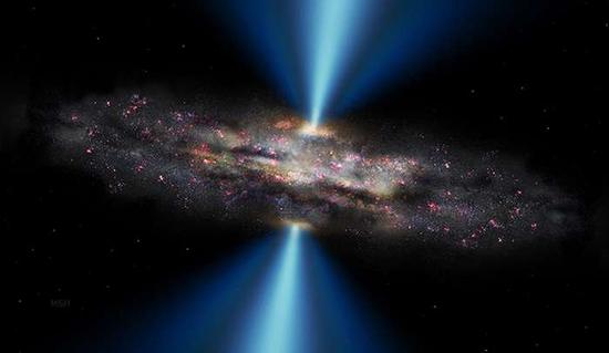 天文学家发现了成长速度远快于宿主星系的黑洞