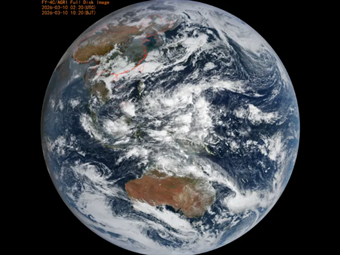 风云四号C星发布首套观测图像